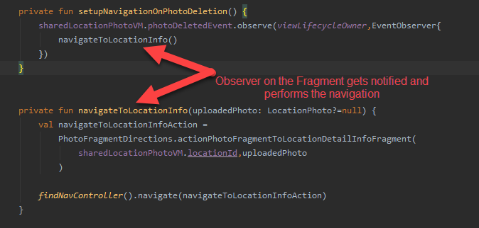 Invoke Navigation from ViewModel using DataBinding