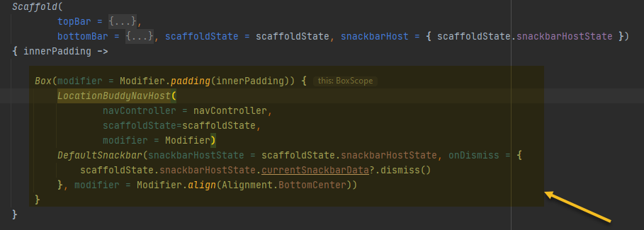 Configuring Snackbar in Jetpack Compose when using Scaffold with Bottom Navigation