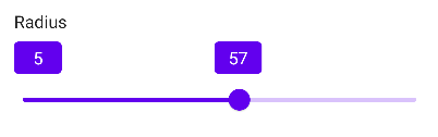 Jetpack Compose - Configuring Slider with Label